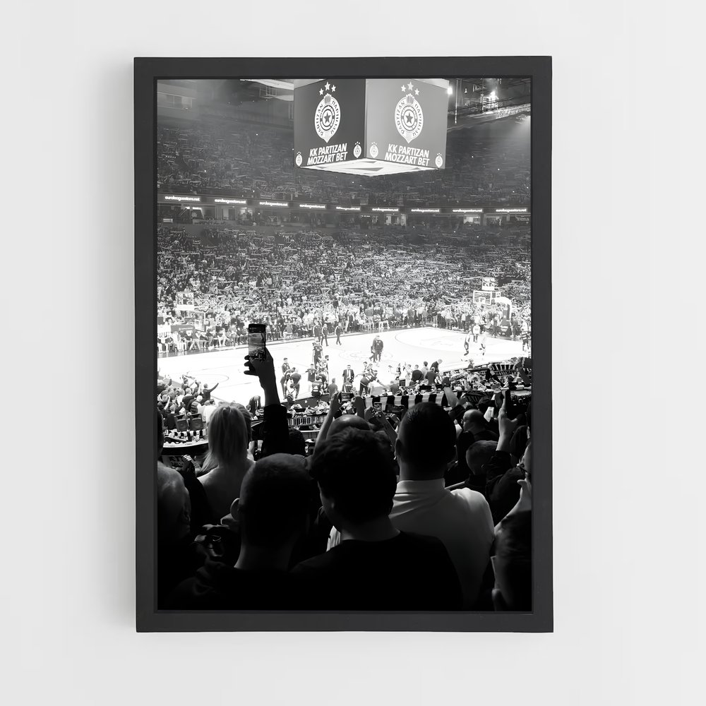 Poster Dans l'Arène – affiche Basketball (vue 2)